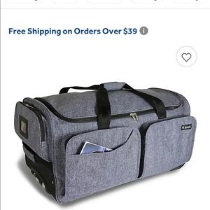 Travel/ dance bag . With rack